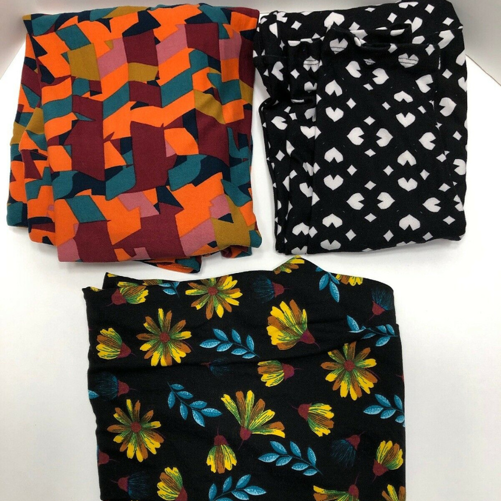 Lot of 3 Lularoe Leggings  New Adult